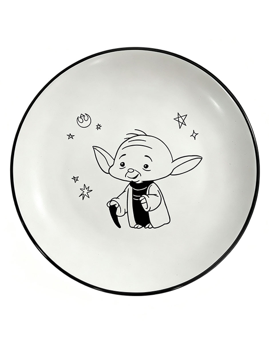 Plato trinche Yoda de cerámica 1