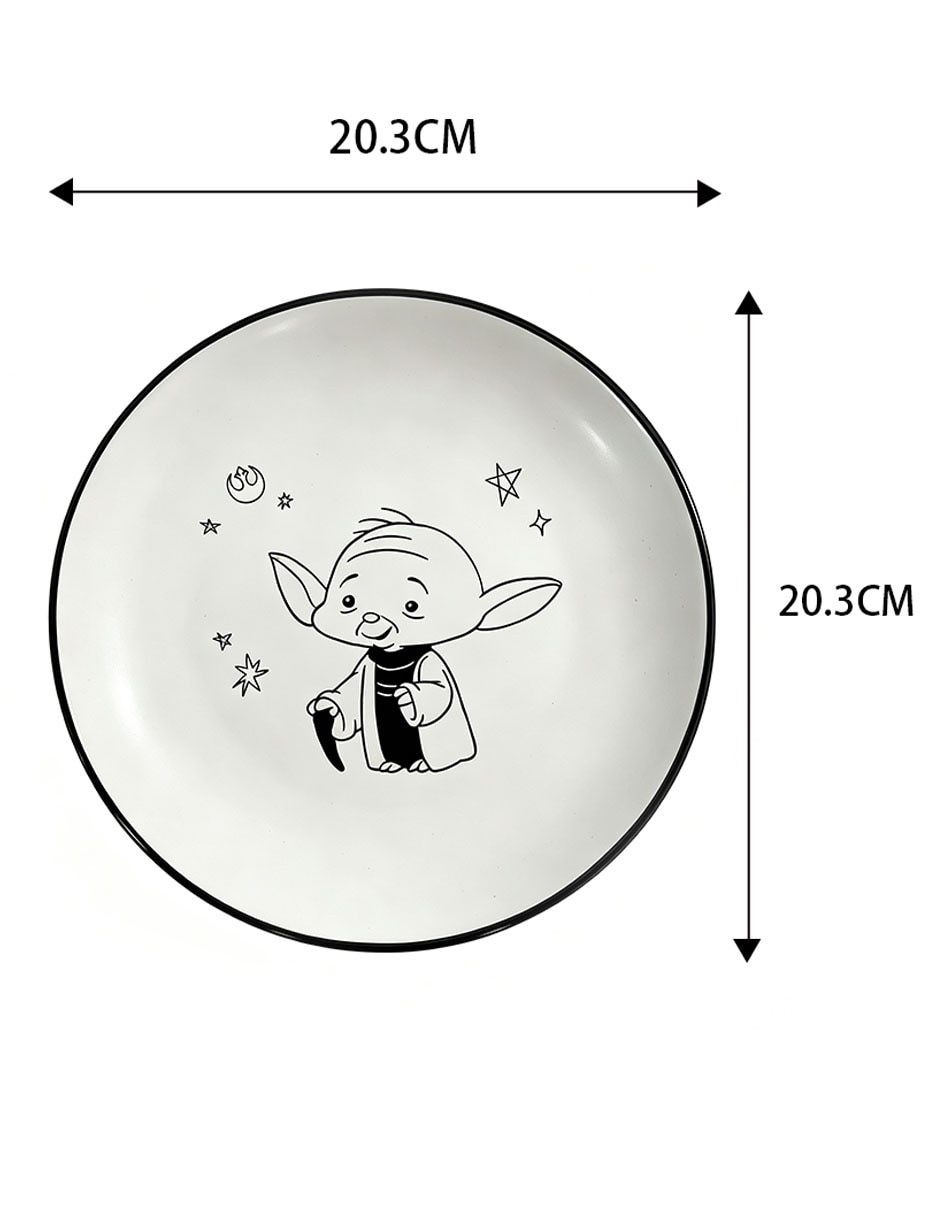 Plato trinche Yoda de cerámica 5