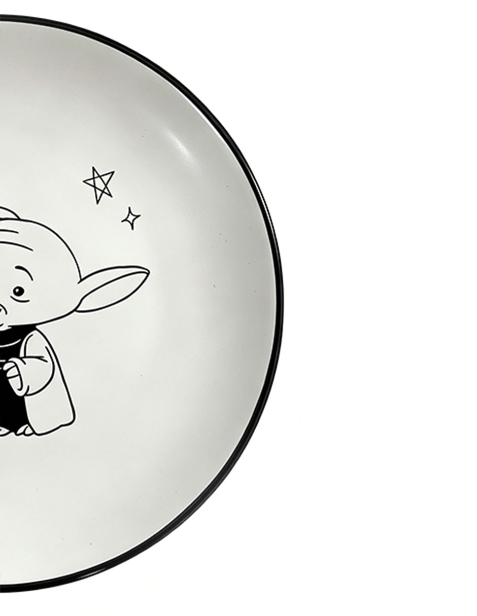 Plato trinche Yoda de cerámica