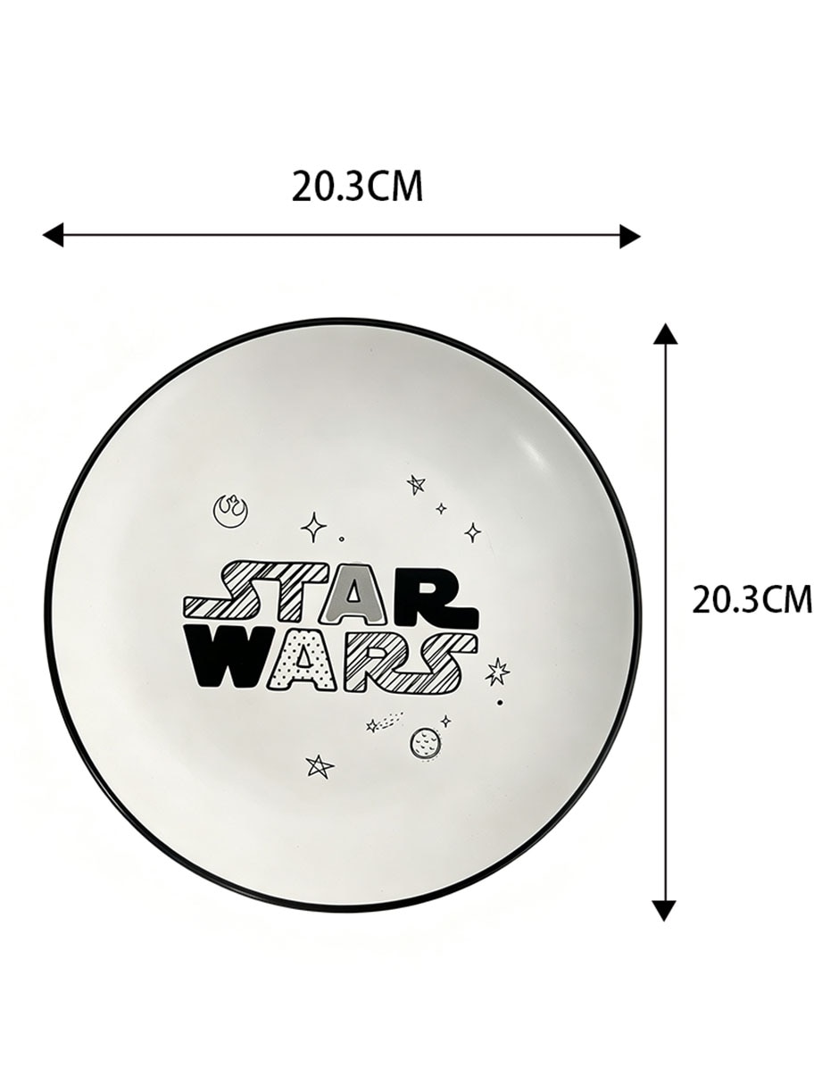 Plato ensalada Star Wars de cerámica 5