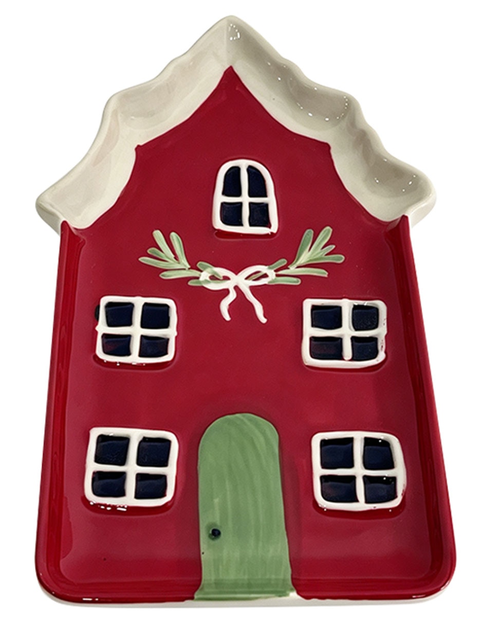 Platón navideño de gres 2
