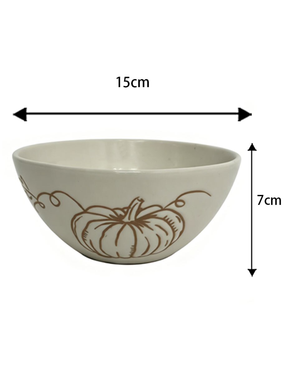 Bowl pumpkinsweet de ceramica 5