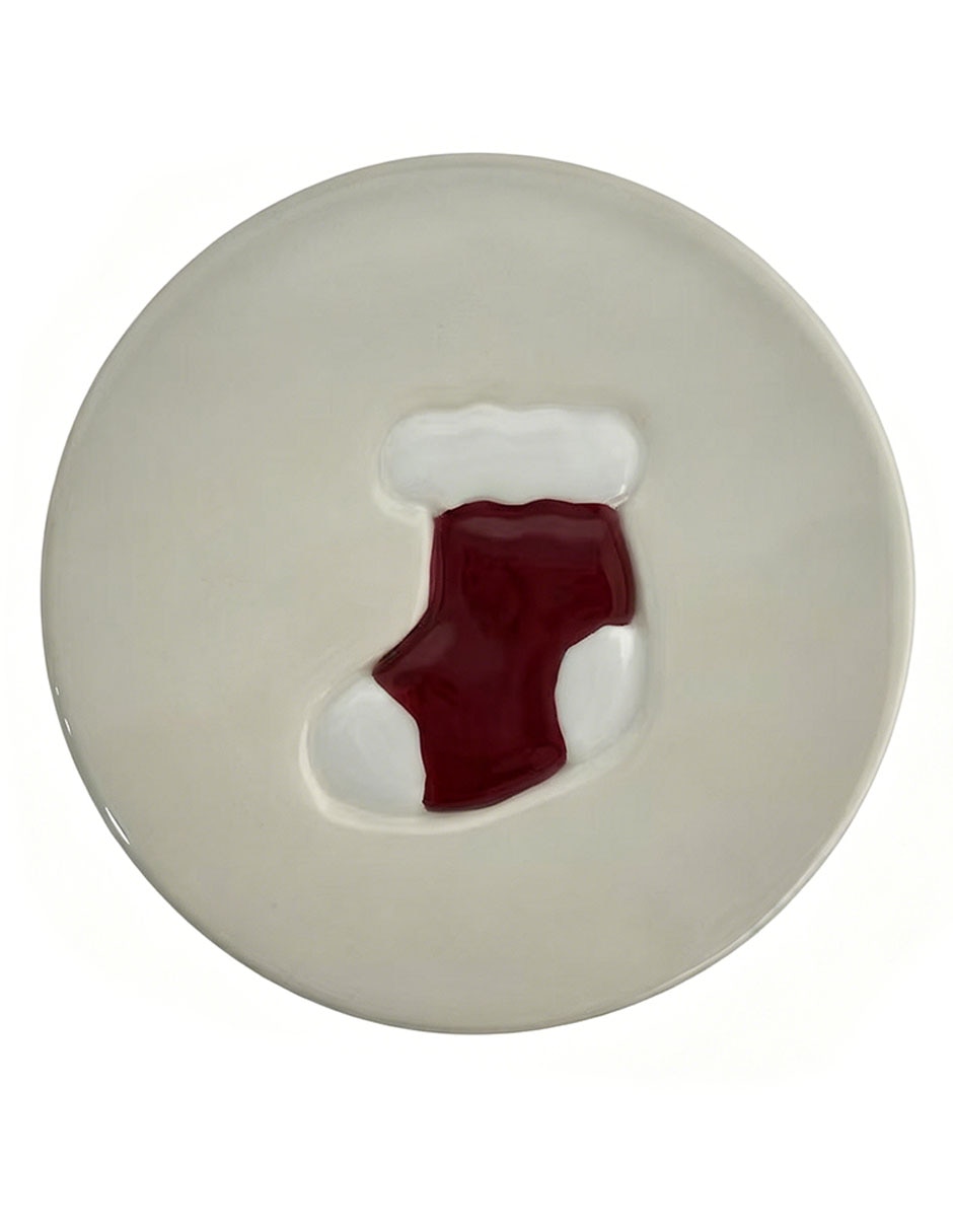 Set de portavasos navideño de cerámica 4 piezas 6
