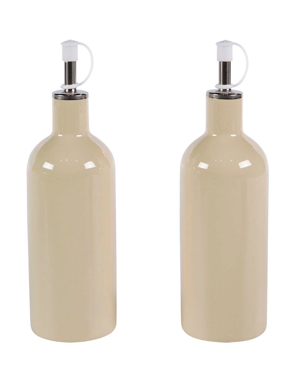 Set de aceite y vinagre lille de cerámica Set de aceite y vinagre lille de cerámica