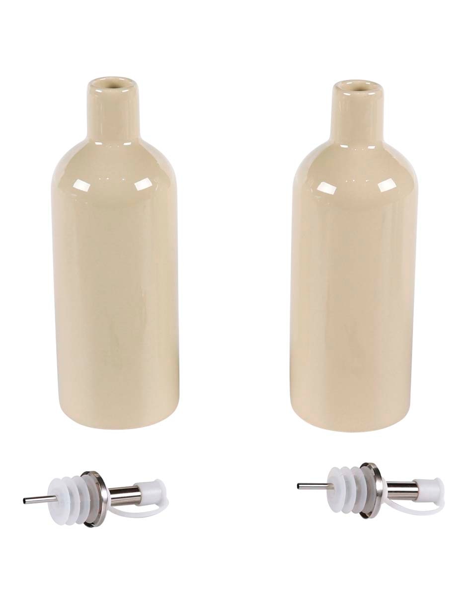 Set de aceite y vinagre lille de cerámica 2