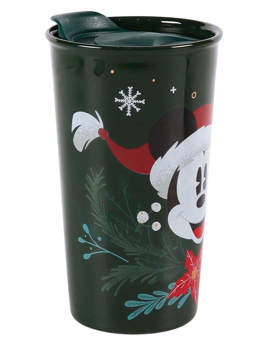 Vaso con tapa de cerámica