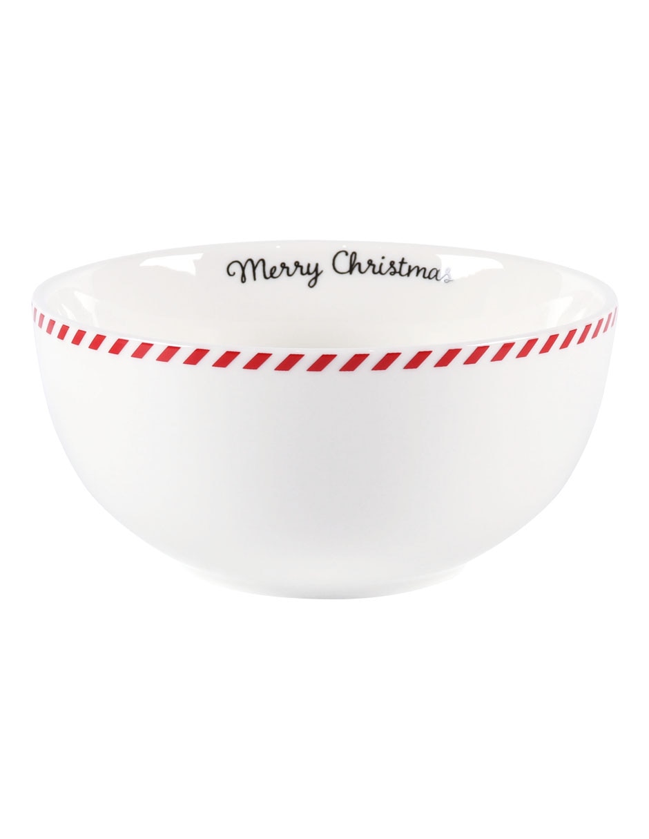 Bowl Merry Xmas de cerámica Bowl Merry Xmas de cerámica
