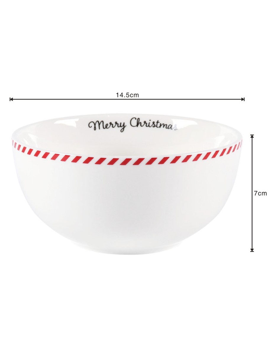 Bowl Merry Xmas de cerámica 4