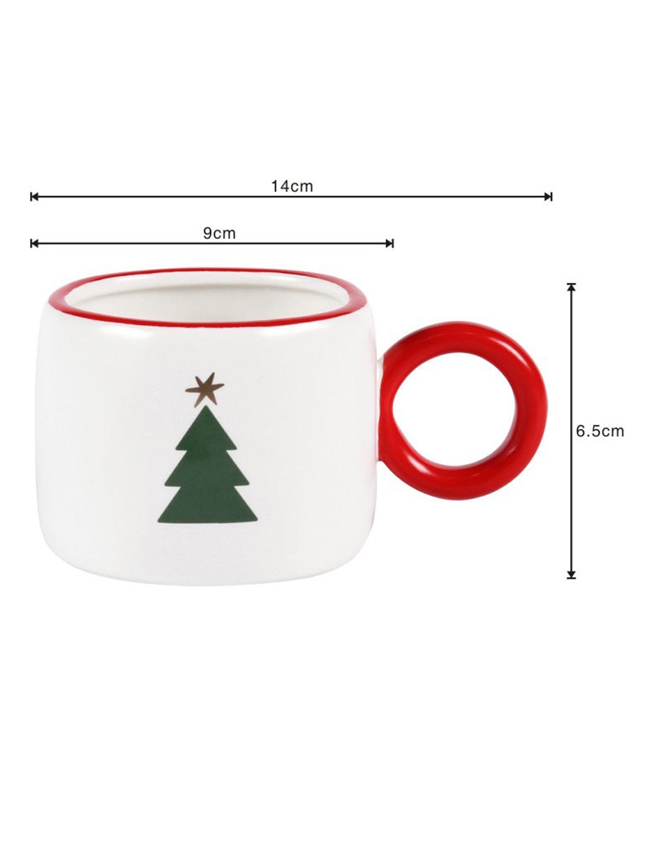 Taza navideña americana Merry Xmas 5