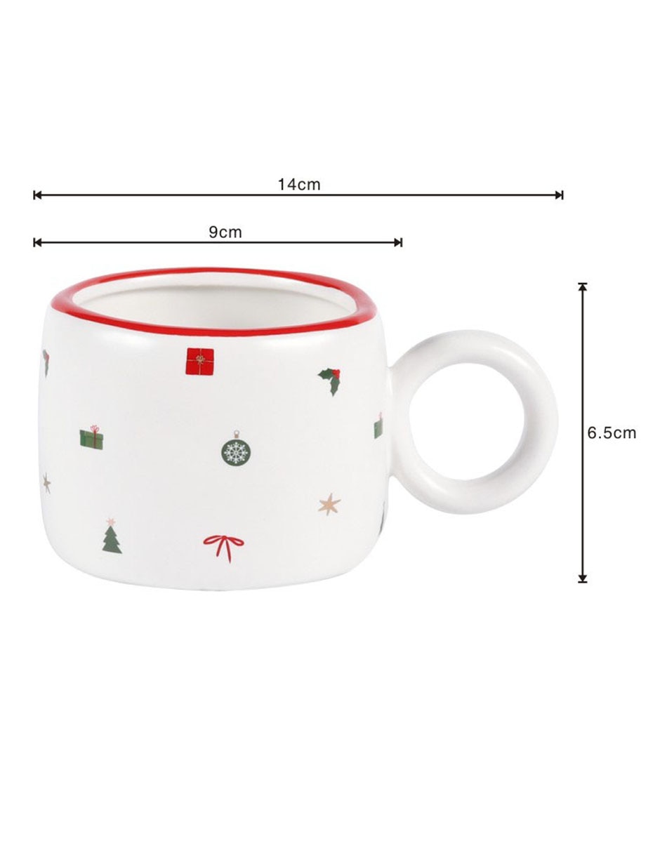 Taza espresso navideña Merry Xmas 5