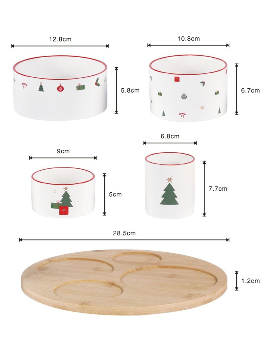 Set botanero Merry Xmas 3