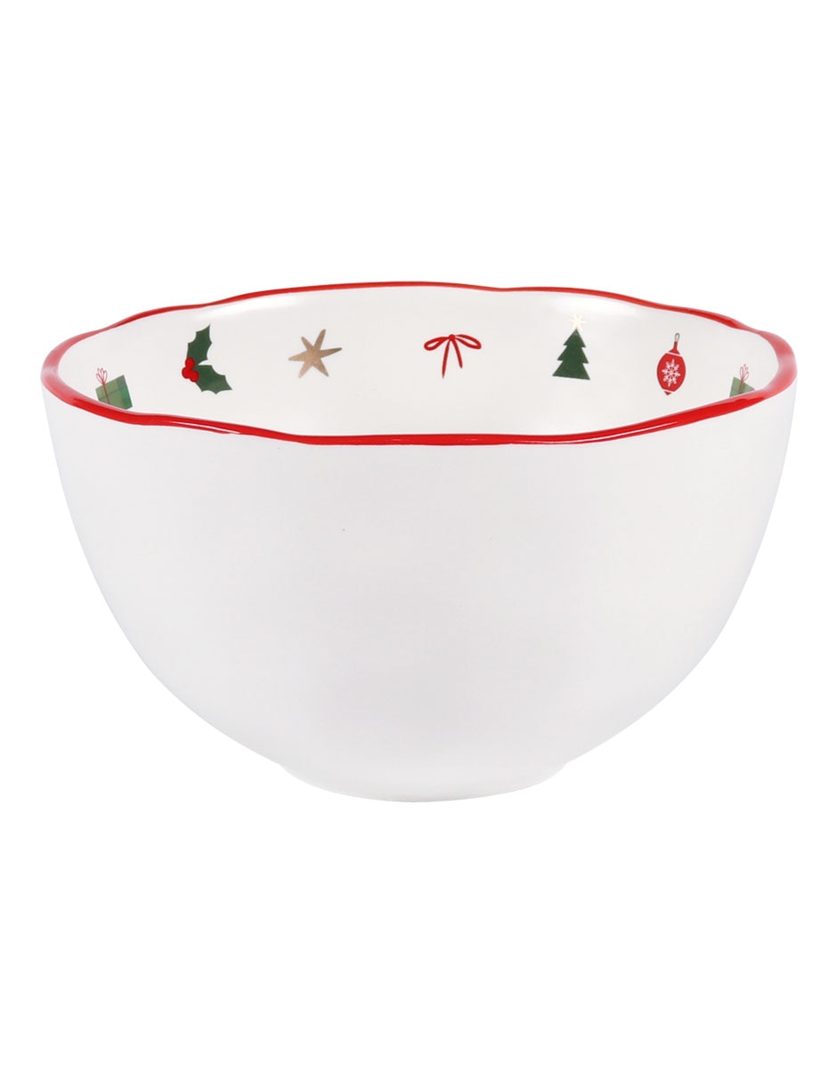 Bowl navideño Merry Xmas de cerámica