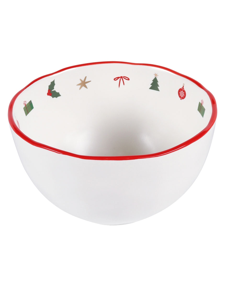 Bowl navideño Merry Xmas de cerámica