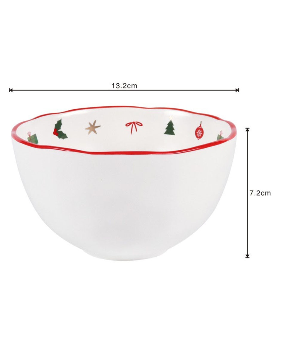 Bowl navideño Merry Xmas de cerámica