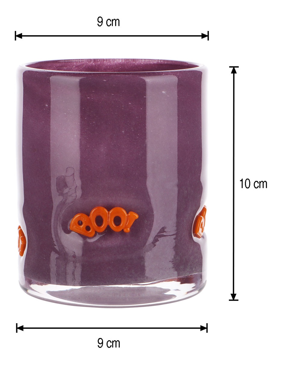 VASO 1 PZA HW26 HORROR, 430 ML, MORADO