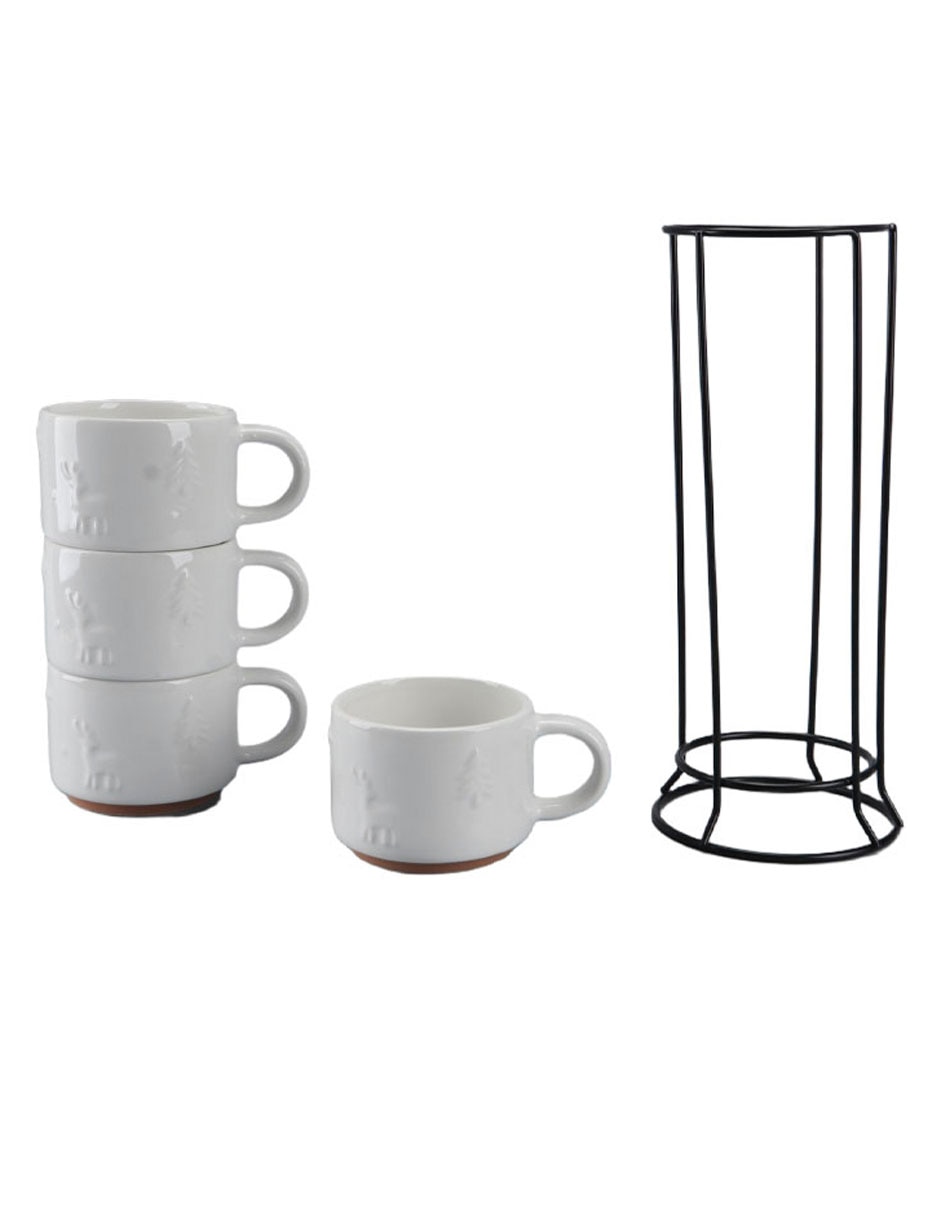 Set de tazas americanas Haus Holidays 4 piezas 2