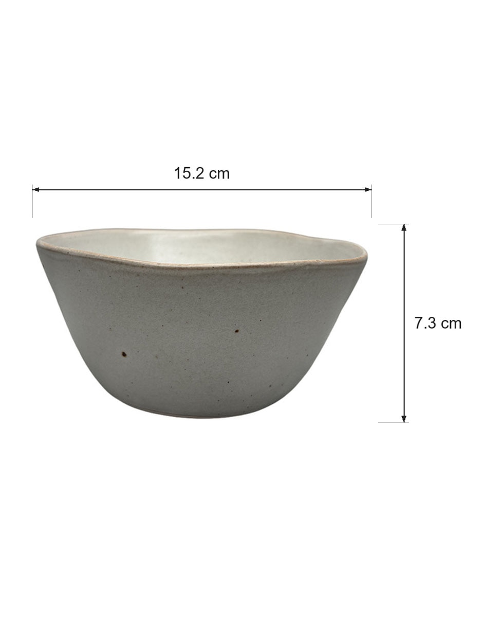 Bowl top grey de cerámica 4