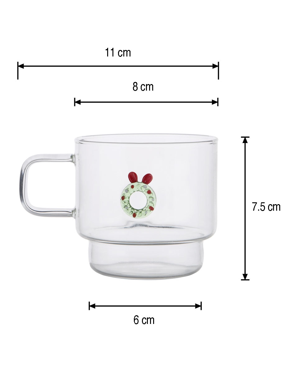 TAZA CORONA NAV, 290 ML, VERDE OBSCURO