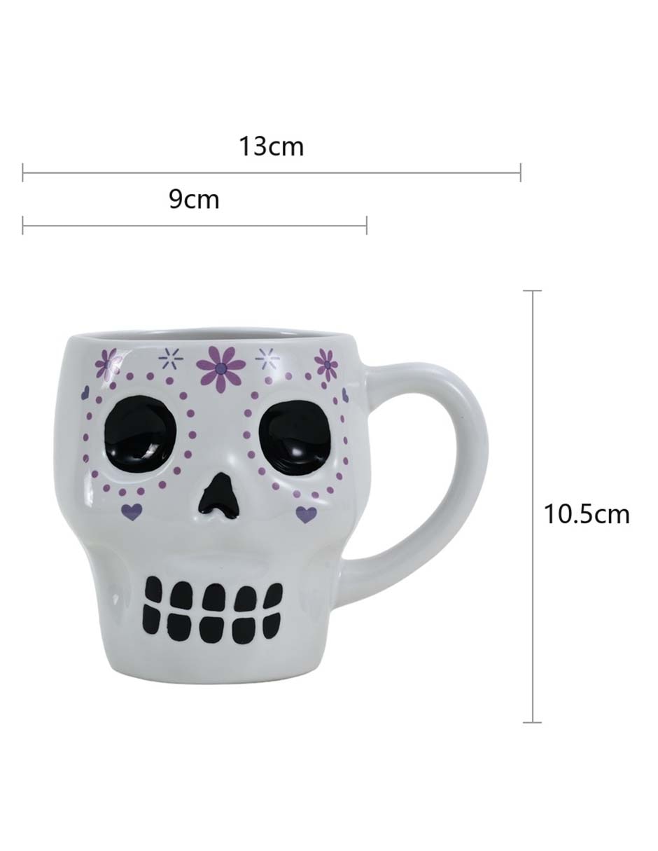 Taza clásica calavera 4