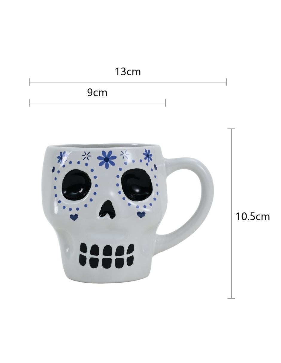Taza clásica calavera 5