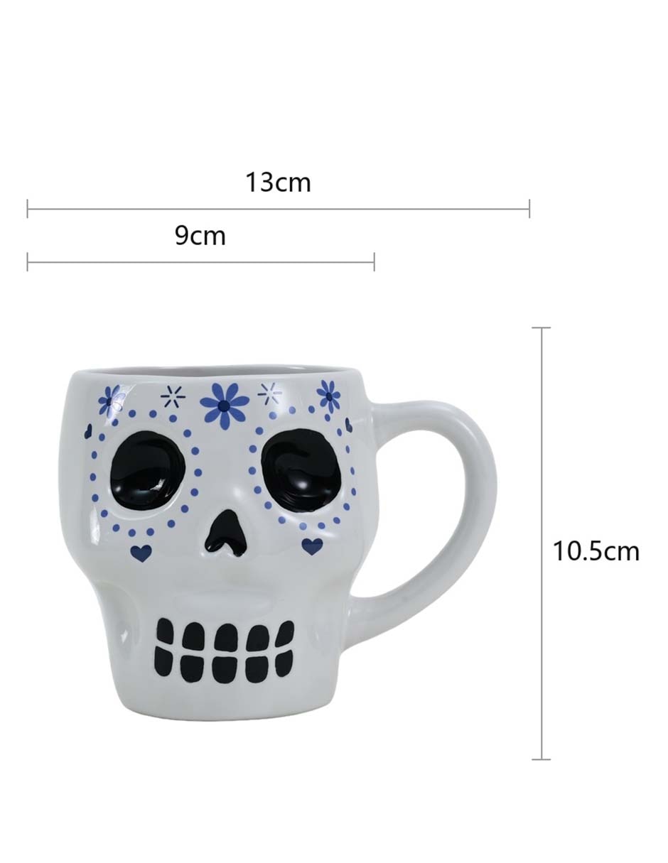 Taza clásica calavera