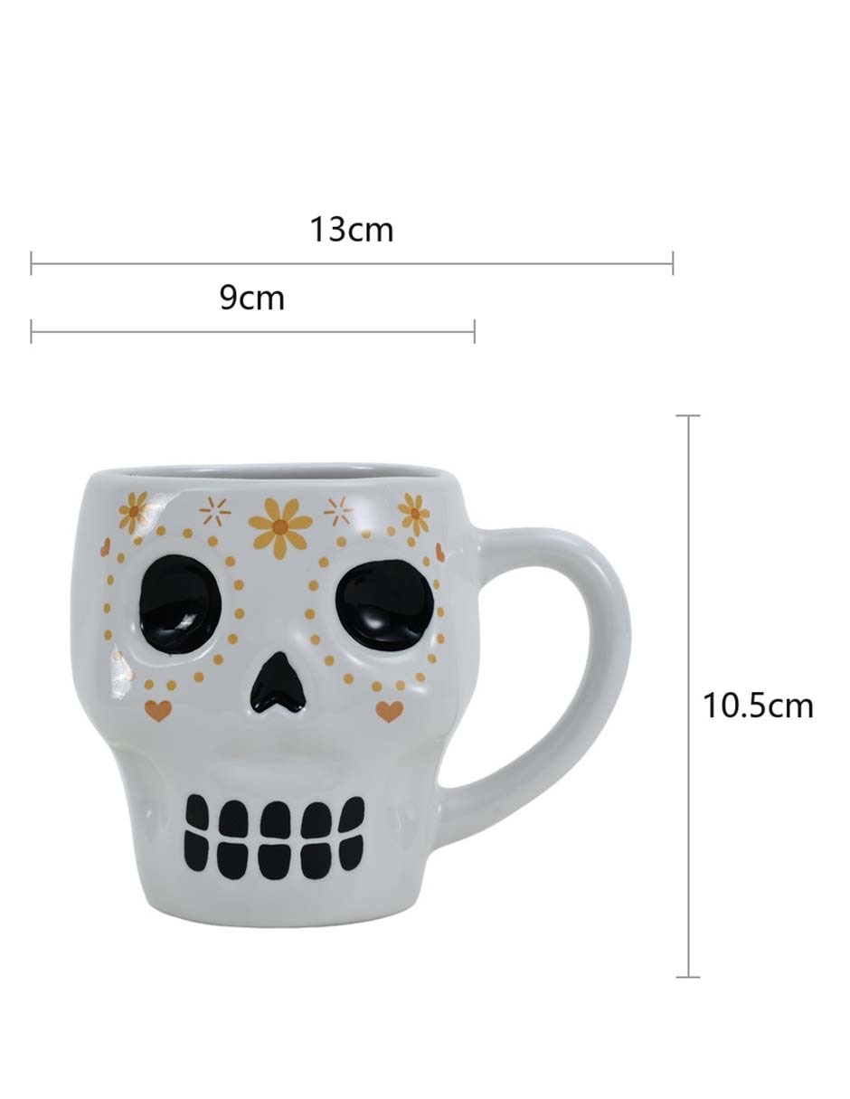 Taza clásica calavera 4