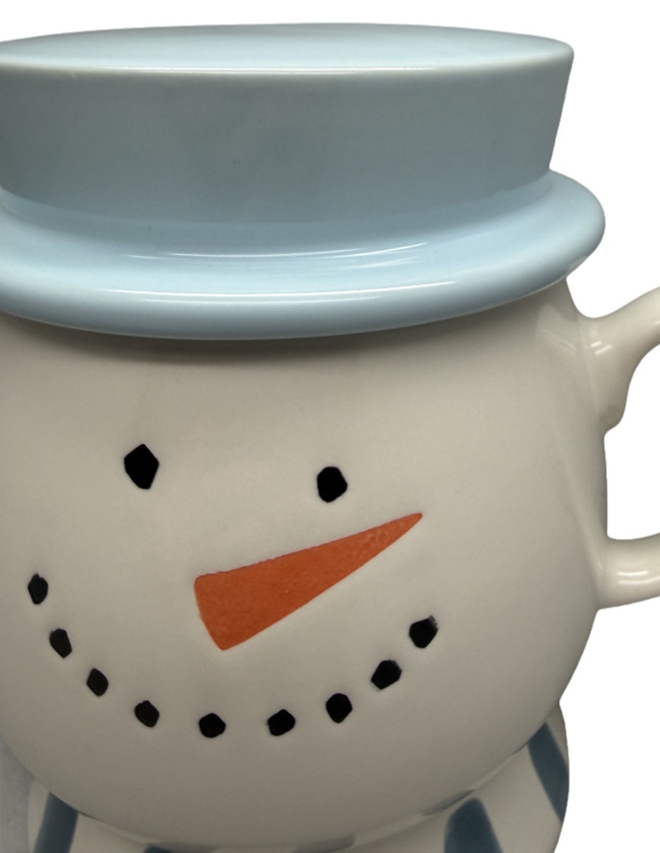 Taza con tapa snowmen Taza con tapa snowmen