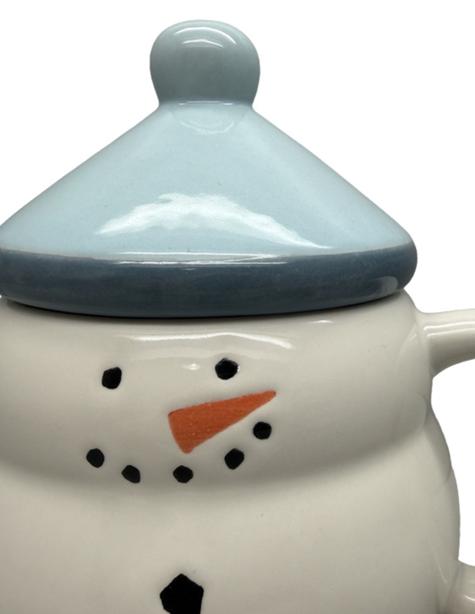 Taza con tapa Snowmen Taza con tapa Snowmen