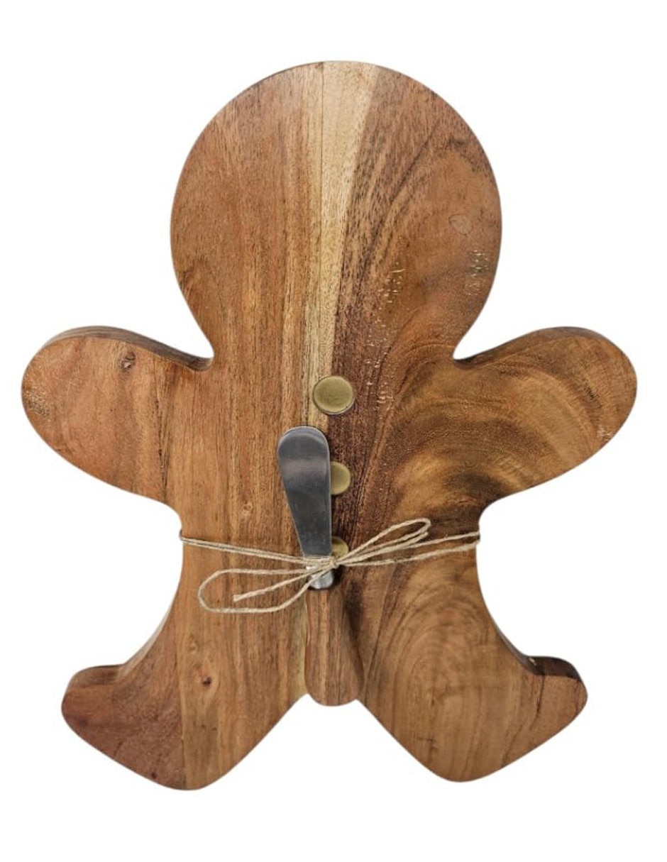 Set tabla para queso Ginger de madera acacia 3