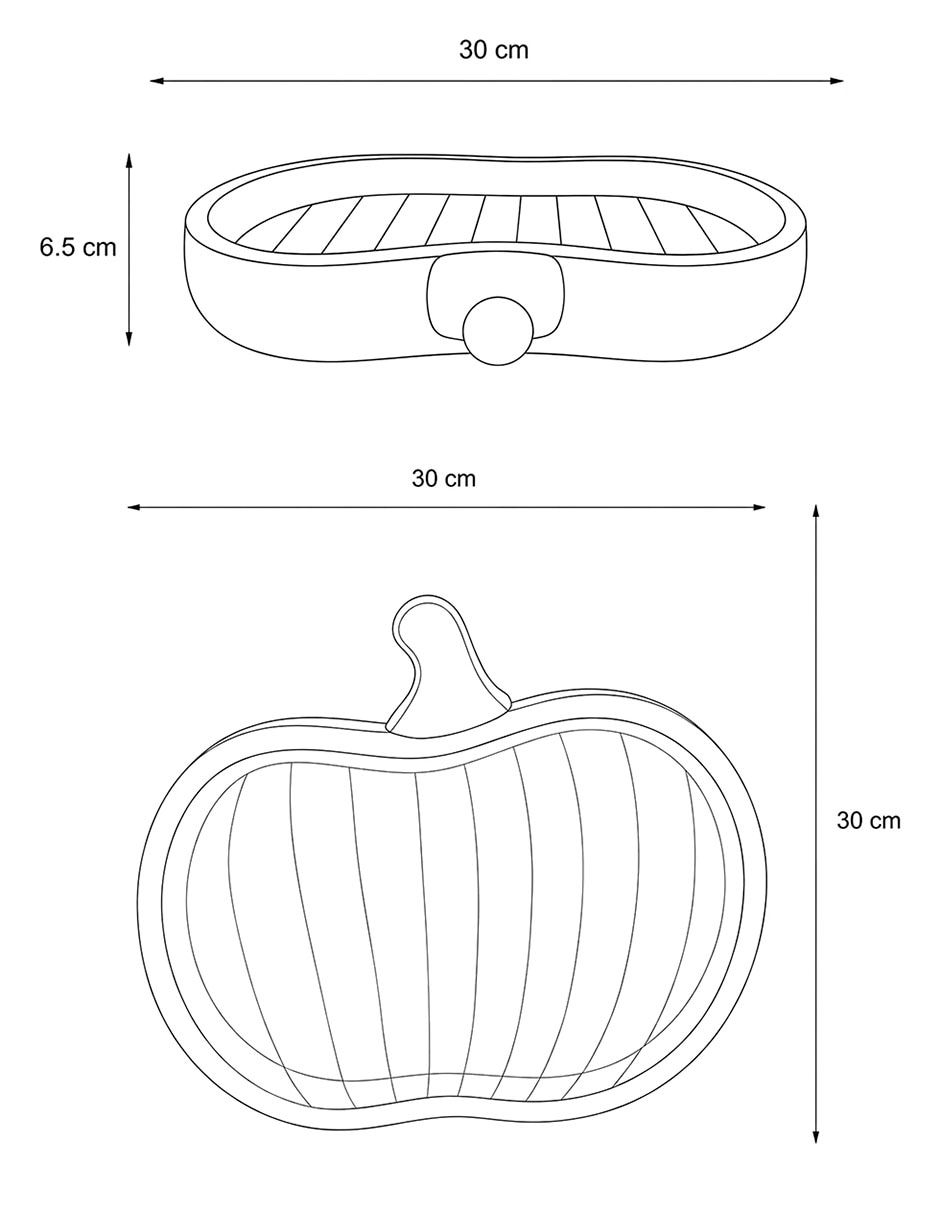 Bowl 1 pieza de madera mango 3