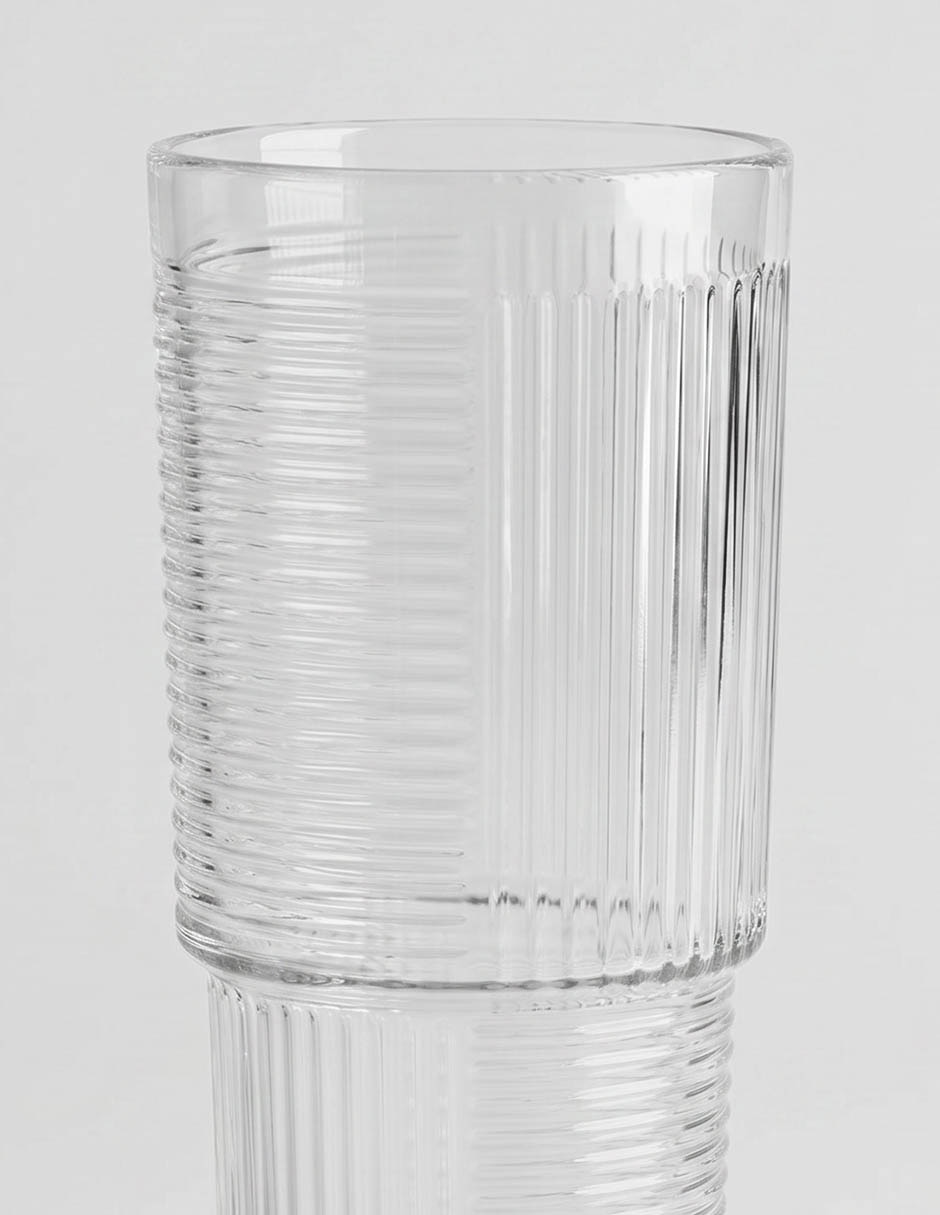 Set de vasos para agua de vidrio con 6 piezas 2
