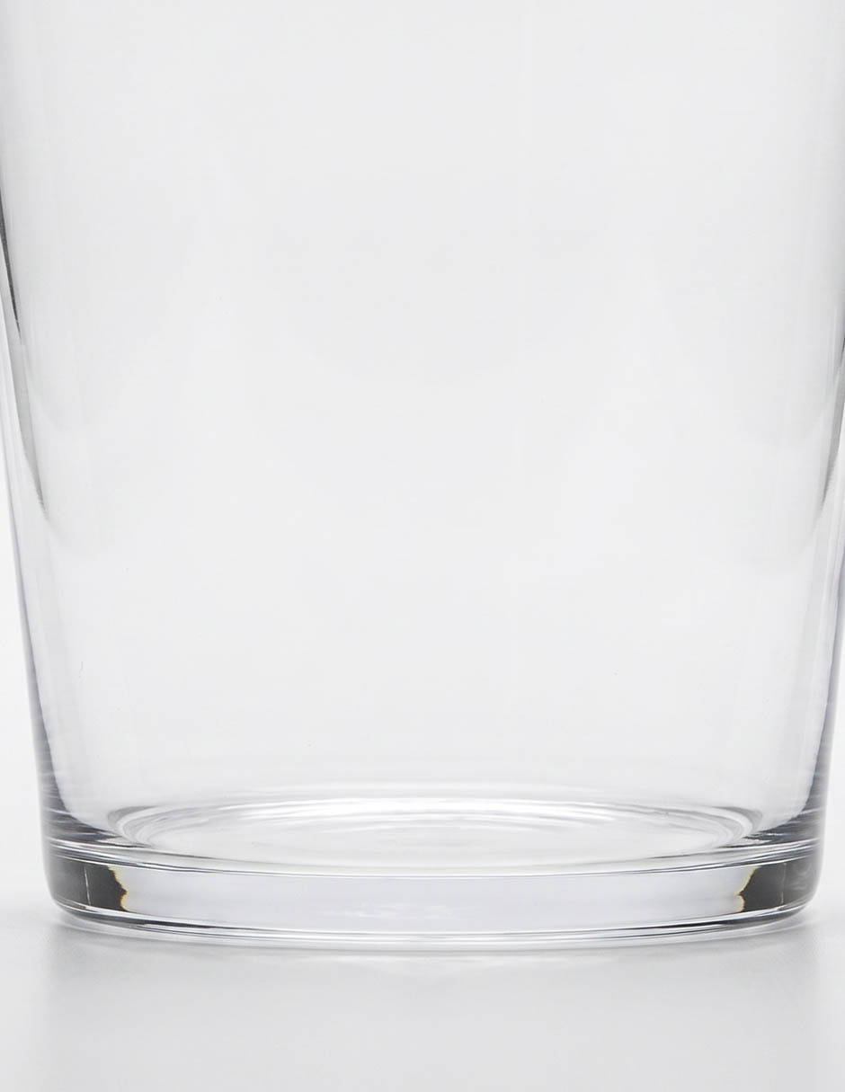 Set de vasos para agua de vidrio con 4 piezas