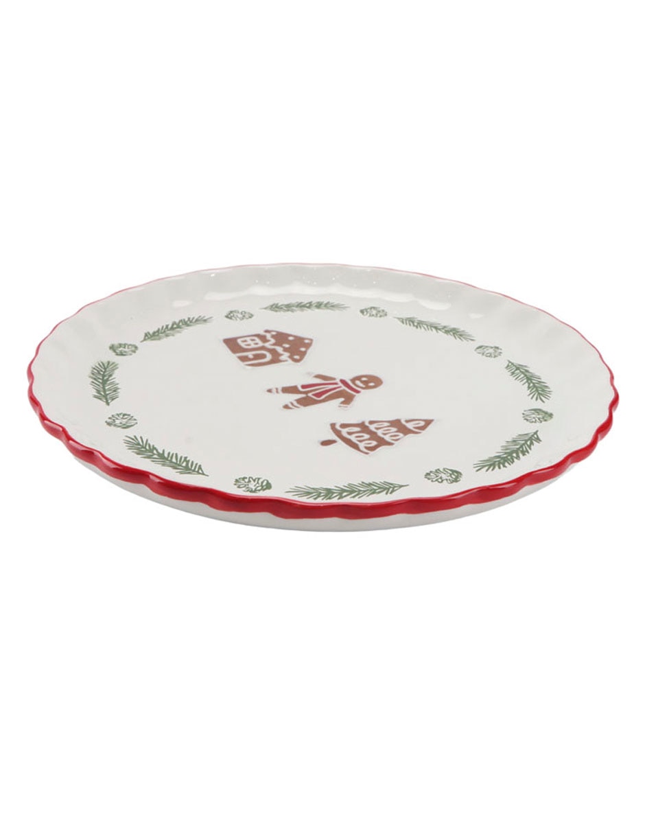 Plato ensalada navideño Cookie Gift de dolomita 3
