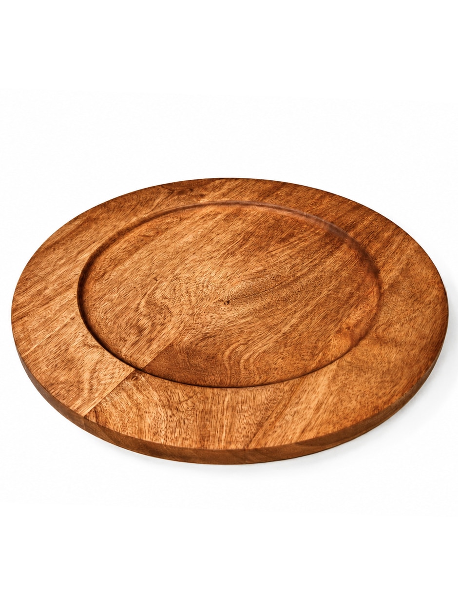 Plato base Nuestra Casa de madera