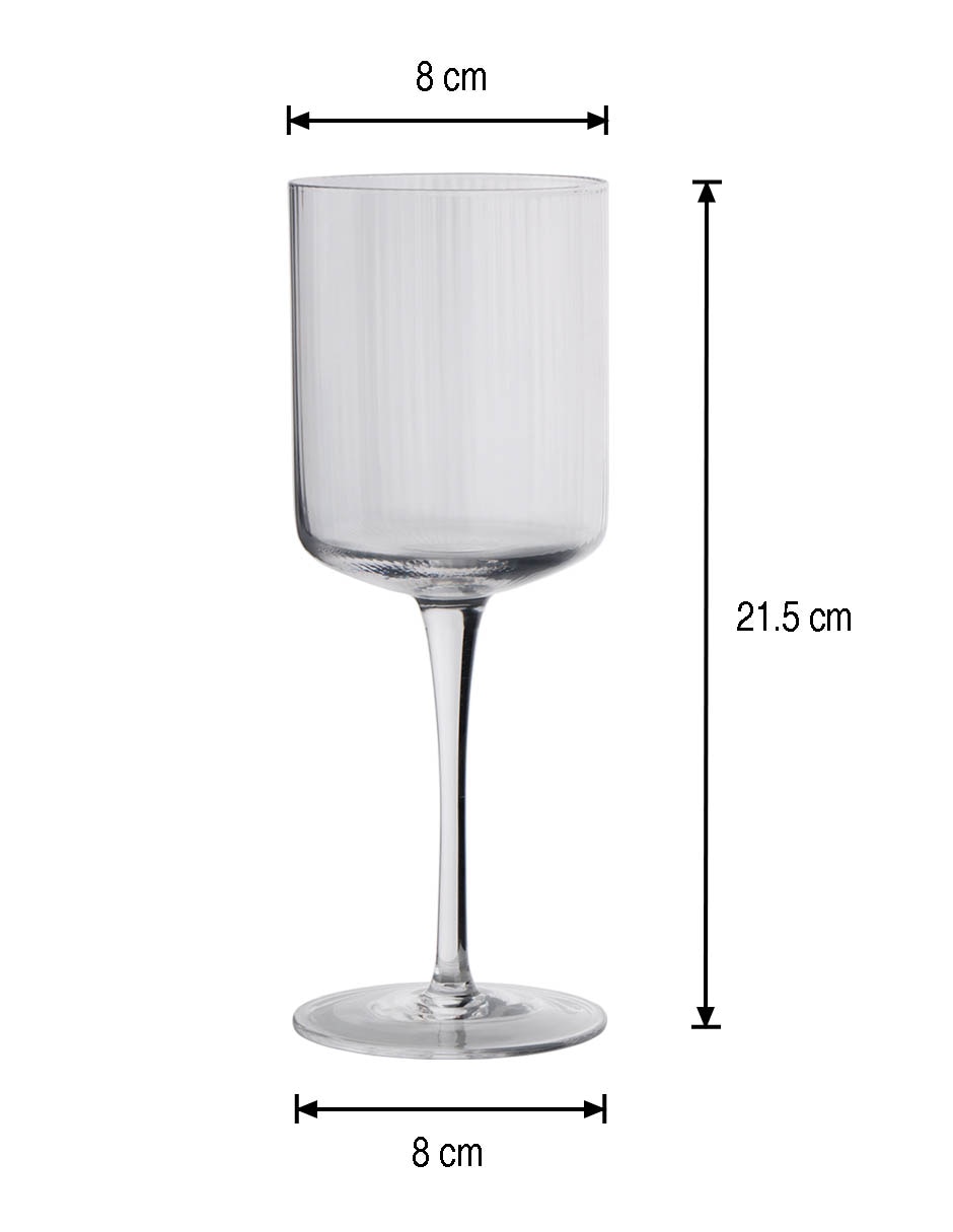 Copa para vino blanco de cristal 4