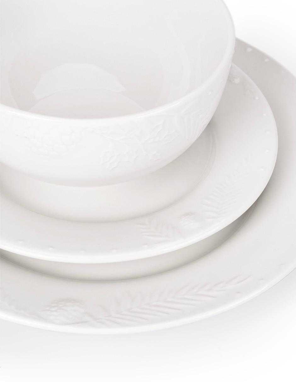 Vajilla cerrada de porcelana para 4 personas 2