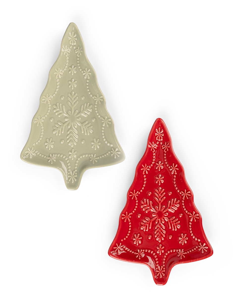 Set botanero Nordic navideño de cerámica 1
