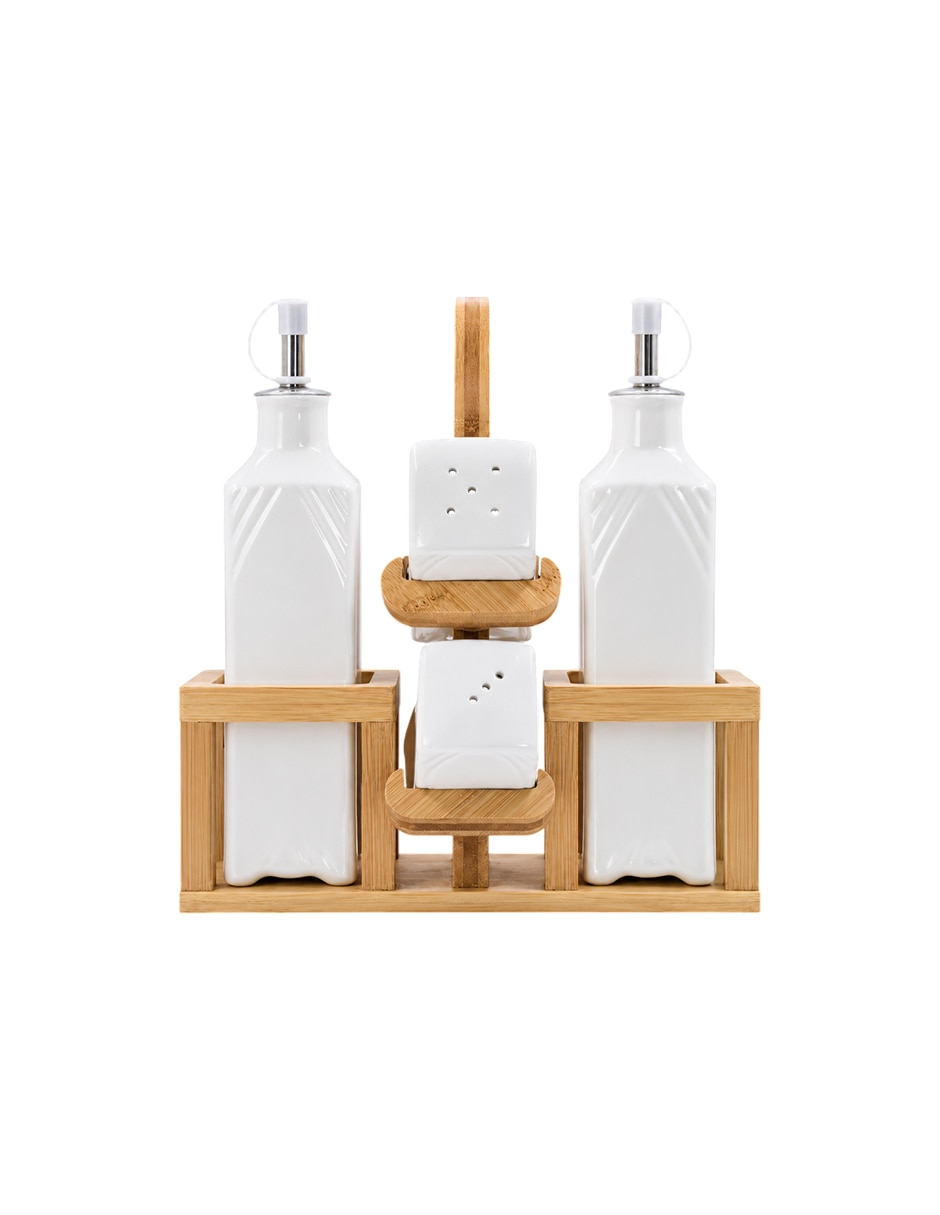 Set de aceite y vinagre de cerámica Set de aceite y vinagre de cerámica