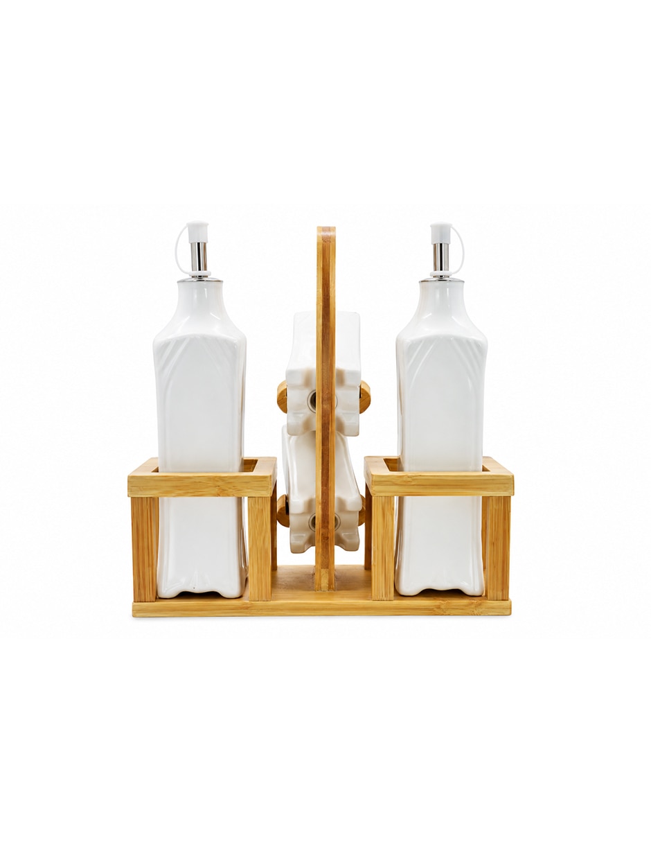 Set de aceite y vinagre de cerámica 3