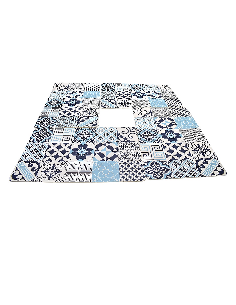 Mantel individual rectangular de plástico 4
